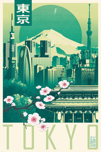 Gbeye Japan Tokyo Poster 61X91 5cm | Yourdecoration.be