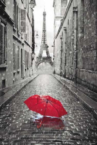 Grupo Erik GPE4860 Paris Umbrella Red Poster 61X91,5cm | Yourdecoration.be