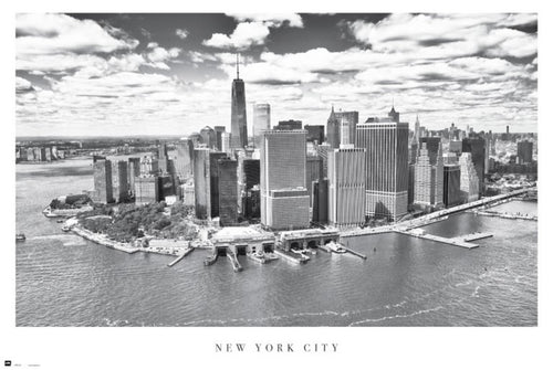 Grupo Erik GPE5025 New York City Airview Poster 91,5X61cm | Yourdecoration.be