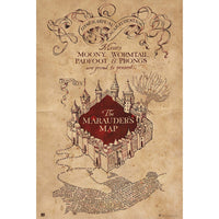 Grupo Erik GPE5159 Harry Potter The Marauders Map Poster 61X91,5cm | Yourdecoration.be