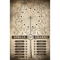 Grupo Erik GPE5160 Harry Potter Spells And Charms Poster 61X91,5cm | Yourdecoration.be