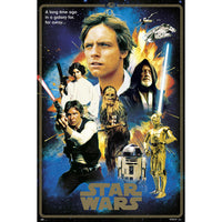 Grupo Erik GPE5163 Star Wars Classic 40 Anniversary Heroes Poster 61X91,5cm | Yourdecoration.be
