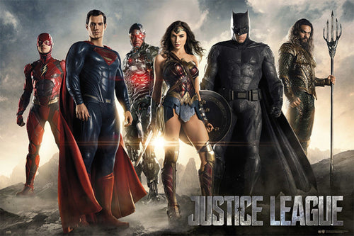 Grupo Erik GPE5207 Dc Comics Justice League Movie All Characters Poster 91,5X61cm | Yourdecoration.be