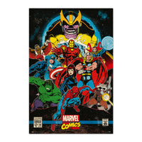 Grupo Erik GPE5264 Marvel Comics Infinity Retro Poster 61X91,5cm | Yourdecoration.be