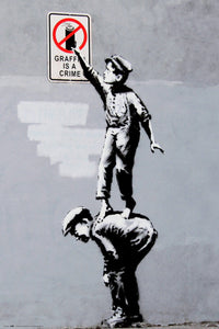 Grupo Erik GPE5302 Brandalised Grafitti Is A Crime Poster 61X91,5cm | Yourdecoration.be