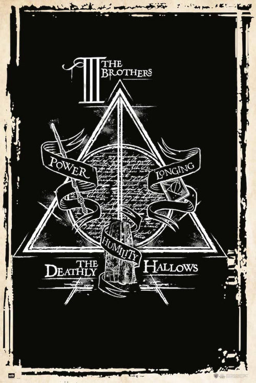 Grupo Erik GPE5320 Harry Potter Deathly Hallows Symbol Poster 61X91,5cm | Yourdecoration.be