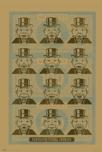 Grupo Erik GPE5417 Monopoly Facial Fashion Poster 61X91,5cm | Yourdecoration.be