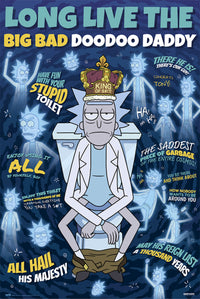 Grupo Erik GPE5448 Rick And Morty Doodoo Daddy Poster 61X91,5cm | Yourdecoration.be