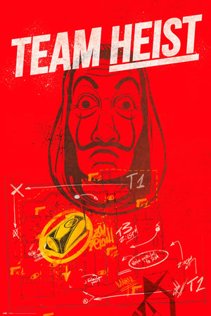 Grupo Erik GPE5449 Money Heist Poster 61X91,5cm | Yourdecoration.be