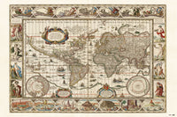 Grupo Erik GPE5452 Ancient World Map Poster 91,5X61cm | Yourdecoration.be