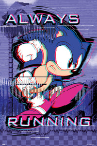 Grupo Erik GPE5491 Sonic Always Running Poster 61X91,5cm | Yourdecoration.be