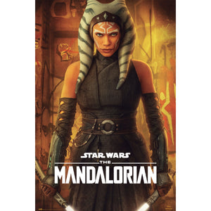 Grupo Erik GPE5494 Star Wars The Mandalorian Ahsoka Tano Poster 61X91,5cm | Yourdecoration.be