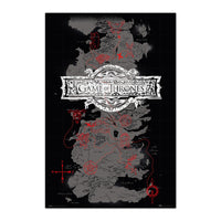 Grupo Erik GPE5513 Game Of Thrones Map Poster 61X91,5cm | Yourdecoration.be