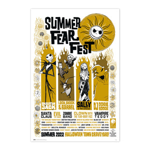 Grupo Erik GPE5521 Disney Nightmare Before Christmas Summer Fear Fest Poster 61X91,5cm | Yourdecoration.be