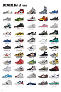 Grupo Erik GPE5534 Sneakers Hall Of Fame Poster 61X91,5cm | Yourdecoration.be