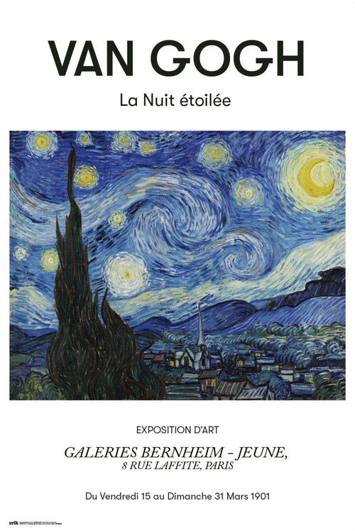 Grupo Erik GPE5545 Van Gogh La Nuit Etoilee Poster 61X91,5cm | Yourdecoration.be
