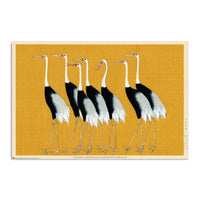 Grupo Erik Gpe5631 Poster Flock Of Beautiful Japanese Red Crown Crane By O Korin | Yourdecoration.be