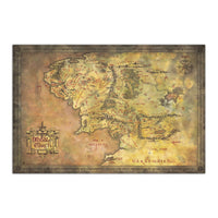 Grupo Erik Gpe5632 Lord Of The Rings Map Of Middle Earth Poster 91 5X61cm | Yourdecoration.be