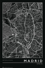 Grupo Erik Gpe5635 Madrid City Map Poster 61x91 5cm | Yourdecoration.be