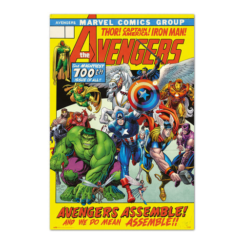 Grupo Erik Gpe5652 Marvel Avengers 100Th Issue Poster 61X91 5cm | Yourdecoration.be