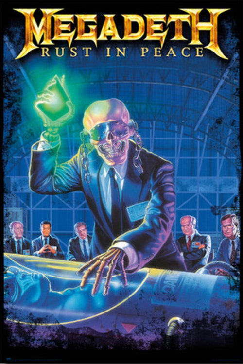 grupo erik gpe5706 megadeth rust in peace poster 61x91-5 cm | Yourdecoration.be
