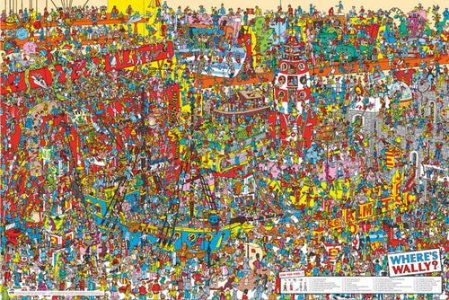 grupo erik gpe5728 where s wally poster 61x91 5cm | Yourdecoration.be