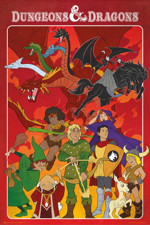 grupo erik gpe5737 dungeons dragons the animated series poster 61x91 5cm | Yourdecoration.be
