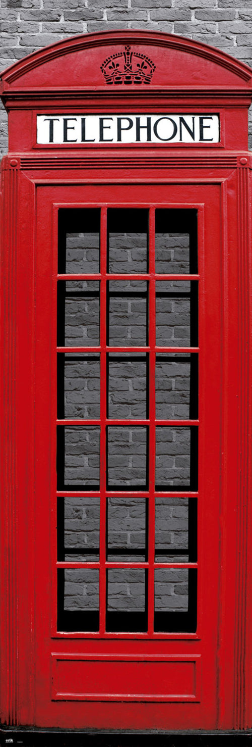 Grupo Erik PPGE8018 London Phone Box Poster 53X158cm | Yourdecoration.be