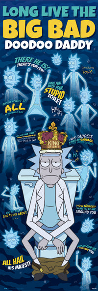 Grupo Erik PPGE8081 Rick And Morty Doodoo Daddy Poster 53X158cm | Yourdecoration.be