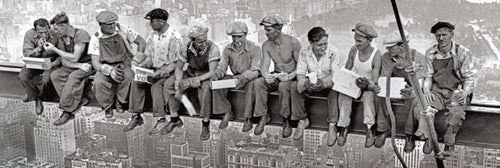Grupo Erik PPGE8084 Lunch Atop A Skyscraper Poster 158X53cm | Yourdecoration.be