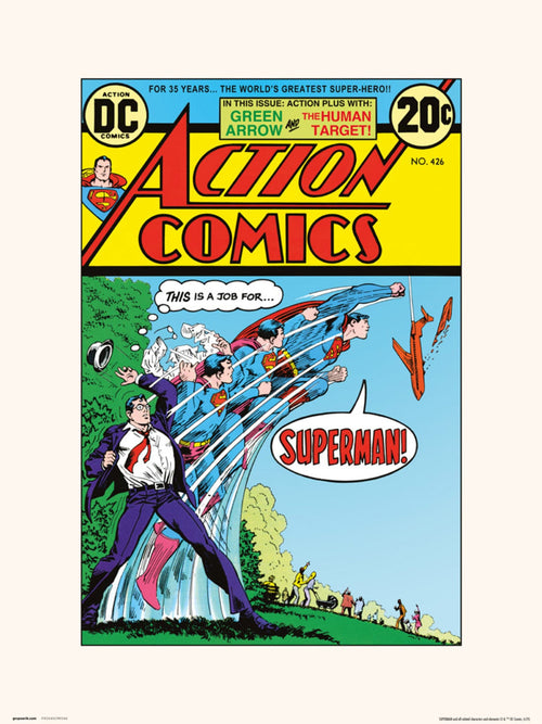 Grupo Erik Dc Action Comics 426 Kunstdruk 30X40cm | Yourdecoration.be