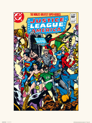 Grupo Erik Dc Comics Justice Leage Of America 212 Kunstdruk 30X40cm | Yourdecoration.be