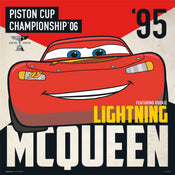 Grupo Erik Disney Cars Piston Cups Kunstdruk 30X30cm | Yourdecoration.be