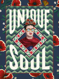 Grupo Erik Frida Kahlo Unique Soul Kunstdruk 30X40cm | Yourdecoration.be