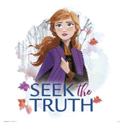 Grupo Erik Frozen Find Your Strength Kunstdruk 30X30cm | Yourdecoration.be