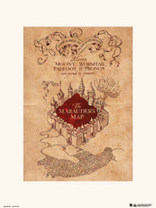 Grupo Erik Harry Potter The Marauders Map Kunstdruk 30X40cm | Yourdecoration.be