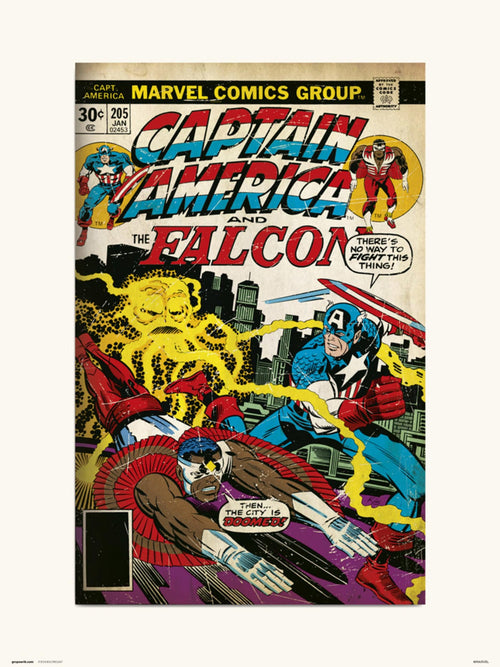 Grupo Erik Marvel Captain America 205 Kunstdruk 30X40cm | Yourdecoration.be