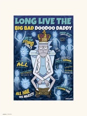 Grupo Erik Rick And Morty Doodoo Daddy Kunstdruk 30X40cm | Yourdecoration.be
