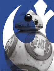 Grupo Erik Star Wars Episode Ix Bb 8 Kunstdruk 30X40cm | Yourdecoration.be