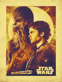 Grupo Erik Star Wars Solo Han And Chewie Kunstdruk 30X40cm | Yourdecoration.be