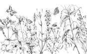 Komar Butterfly Field Vlies Fotobehang 400X250 cm 8 Banen | Yourdeocration.be