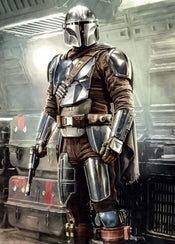 Komar Mandalorian Fight Posture Vlies Fotobehang 200x280cm 4 Banen | Yourdecoration.be