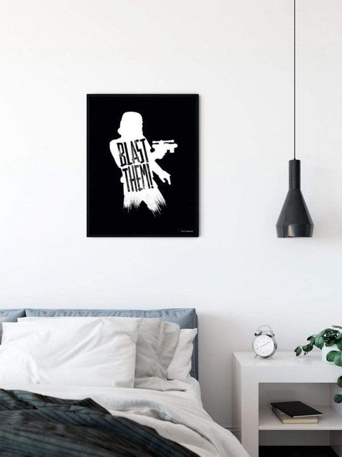 Komar Star Wars Silhouette Quotes Stormtrooper Kunstdruk 30x40cm | Yourdecoration.be