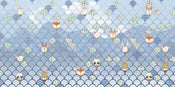 Komar Shelly Bluewave Vlies Fotobehang 500x250cm 5 banen | Yourdecoration.be