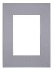 Passe Partout 18x24cm Karton Grijs Rand Recht   Voorzijde | Yourdecoration.be