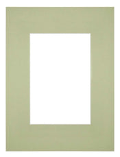 Passe Partout 18x24cm Karton Mintgroen Rand Recht   Voorzijde | Yourdecoration.be
