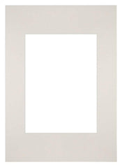 Passe Partout 20x28cm Karton Lichtgrijs Rand Recht   Voorzijde | Yourdecoration.be