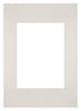 Passe Partout 20x28cm Karton Lichtgrijs Rand Recht   Voorzijde | Yourdecoration.be