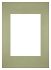 Passe Partout 20x28cm Karton Mintgroen Rand Recht   Voorzijde | Yourdecoration.be