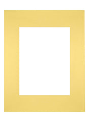 Passe Partout 24x30cm Karton Geel Rand Recht   Voorzijde | Yourdecoration.be